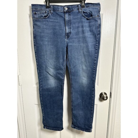 Levi's Denim - Levi's 515 Women's Bootcut Denim Jeans 40/32 Medium Wash Mid Rise Stretchy Blue